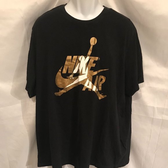 Jordan Shirts Jordan Vintage Style Whitegold Nike Air Emblem